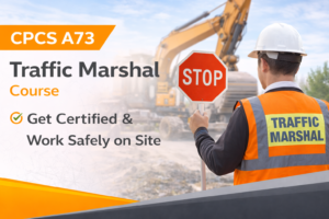CPCS A73 Traffic Marshal Course training on construction site