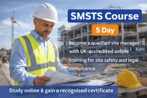 SMSTS 5 Day online course for site management safety training UK