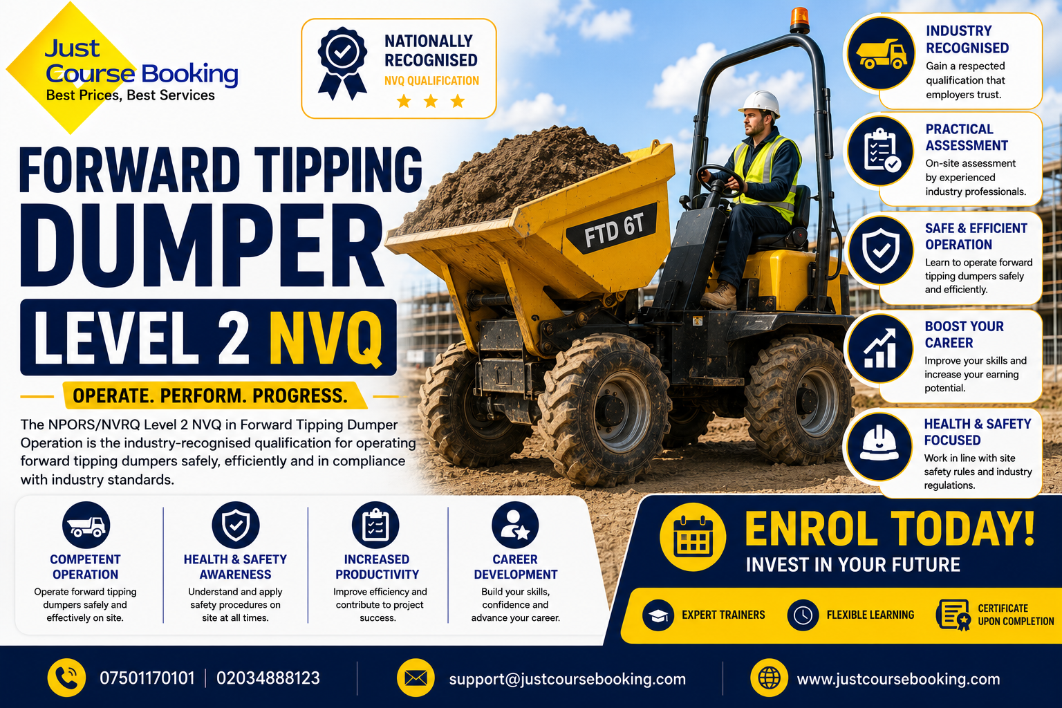 Forward Tipping Dumper Level 2 NVQ Forward Tipping Dumper Level 2 NVQ
