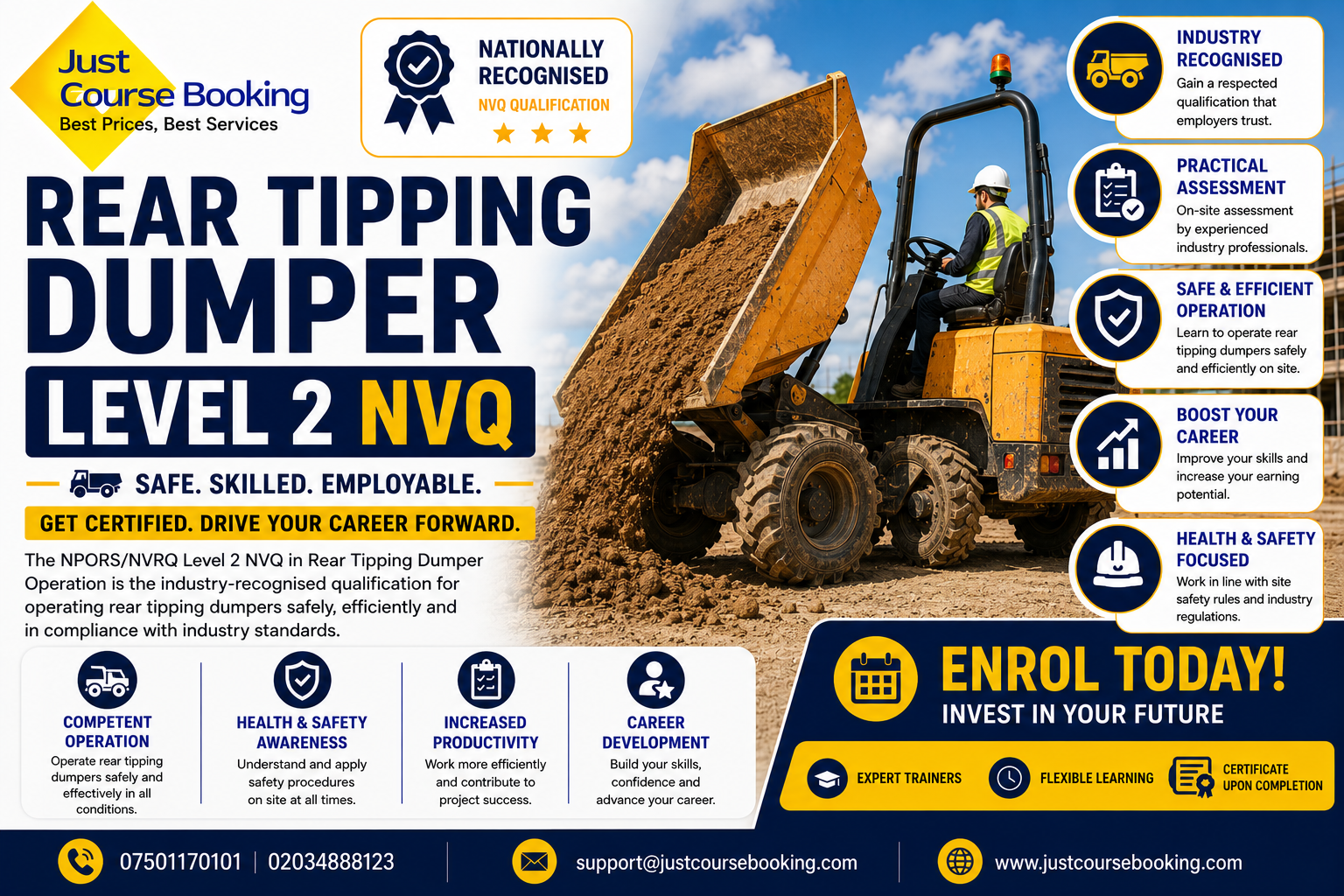 Rear Tipping Dumper Level 2 NVQ Rear Tipping Dumper Level 2 NVQ