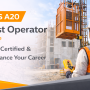 CPCS A20 Hoist Operator Course training on construction site
